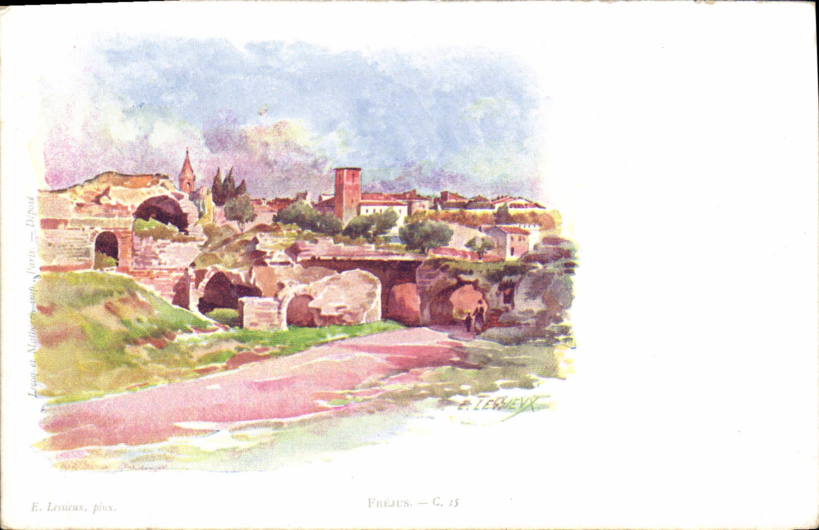 Fréjus — römische Ruinen — E. Lessieux, Dijon