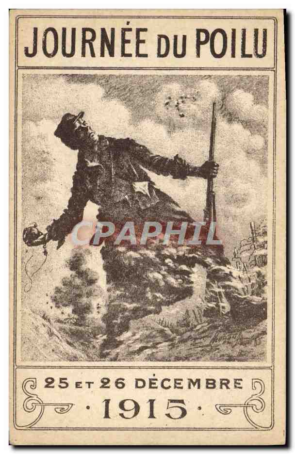CPA Militaria Journee du poilu 1915