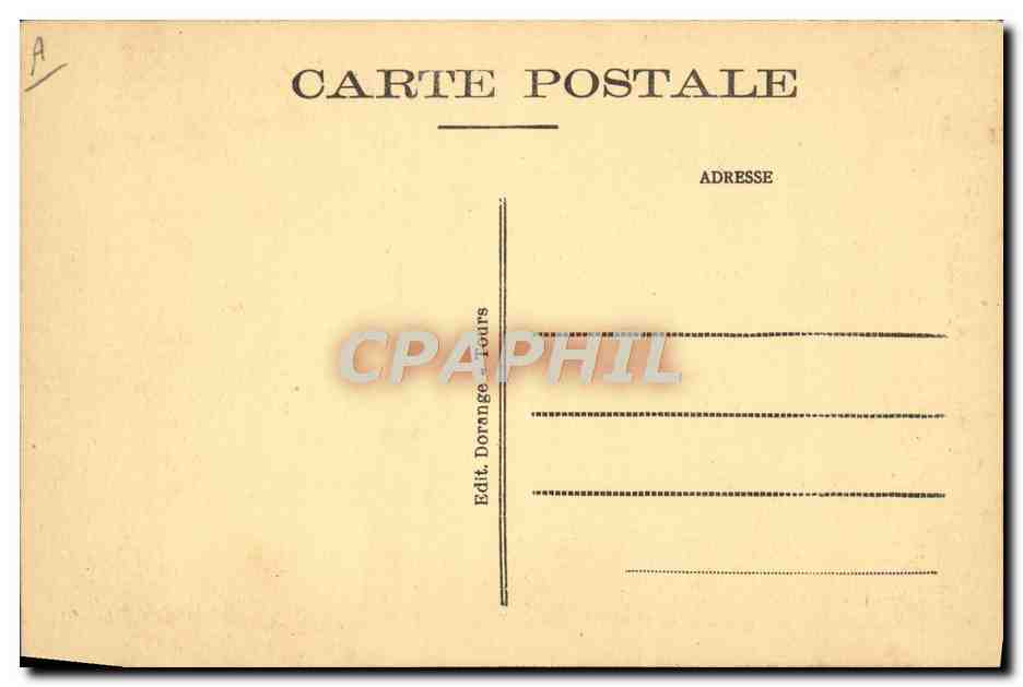 CPA Folklore Costumes et coiffures bretonnes  — Verso