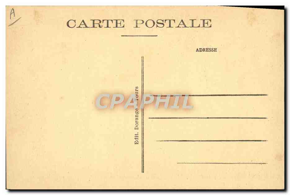 CPA Folklore Costumes et coiffures bretonnes  — Verso
