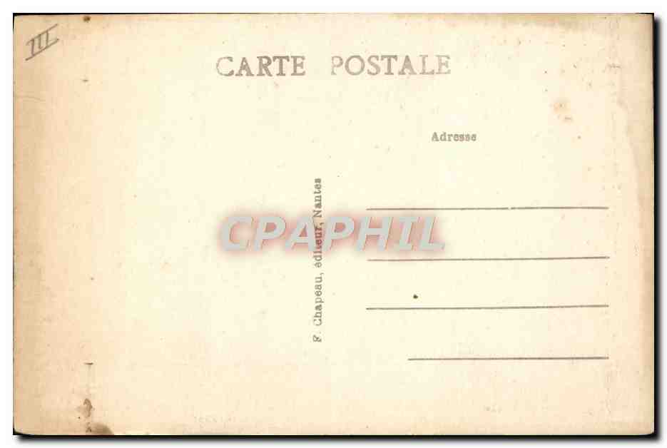 CPA Folklore En Bretagne vers 1840 Au bourg de Batz Scene de la fontaine  — Verso
