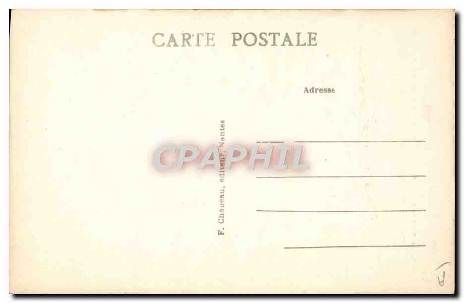 CPA Folklore En Bretagne vers 1840 Coiffes et costumes des demoiselles de Pornic  — Verso