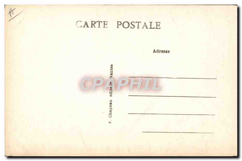 CPA Folklore En Bretagne vers 1830 Au Bourg de Batz Habits de fete  — Verso