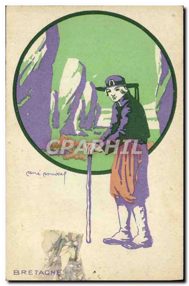 CPA Folklore Bretagne Laboratoire de Curogene Versailles 