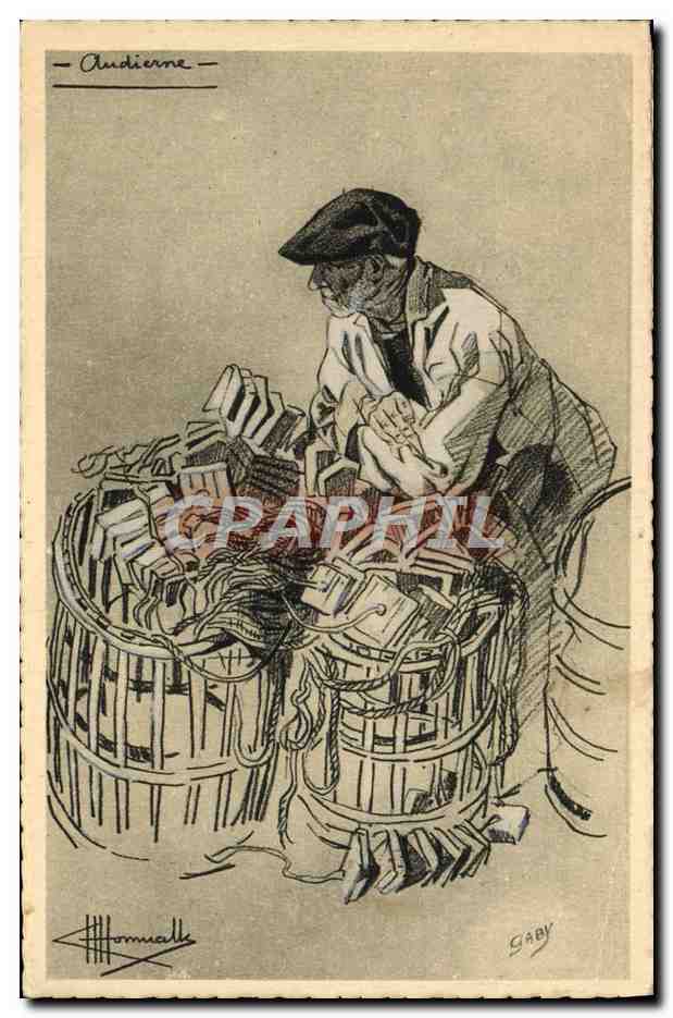 CPA Folklore Charles Homualk Audierne Finistere 