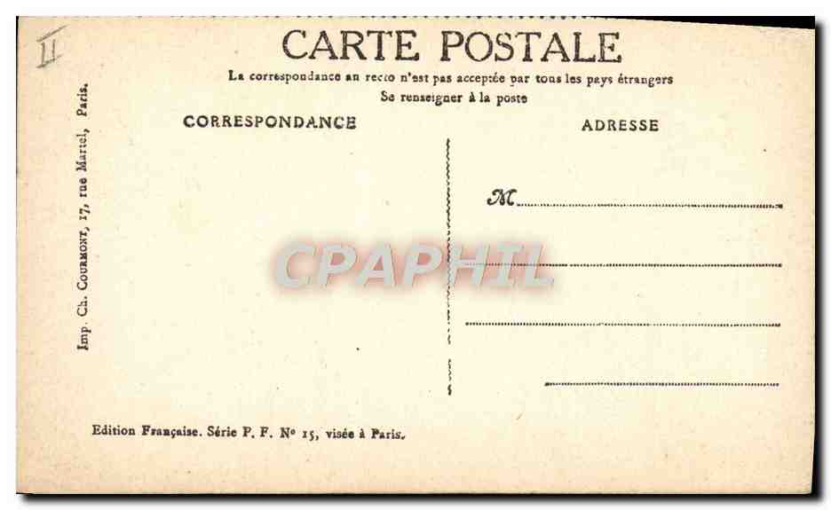 CPA Folklore Bretagne Sur la cote Enfants — Rückseite