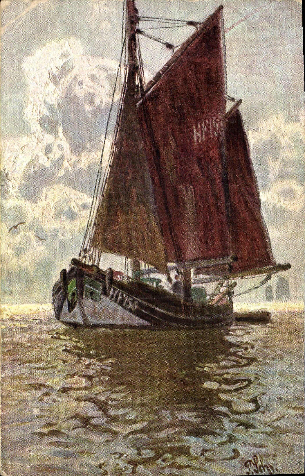 Bateau à voile — H.F.156 — H.K. & Co. M. Série 808