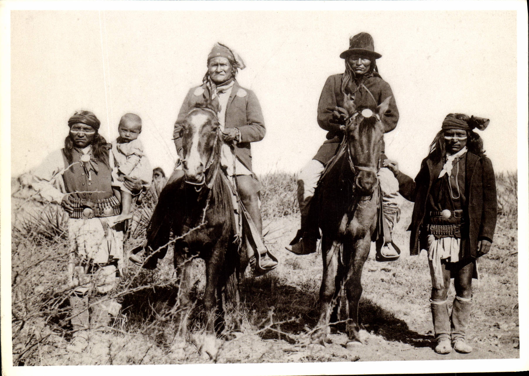 CPM Far West Cow Boy Geronimo and Nachez Chiracahua Apache Chiefs