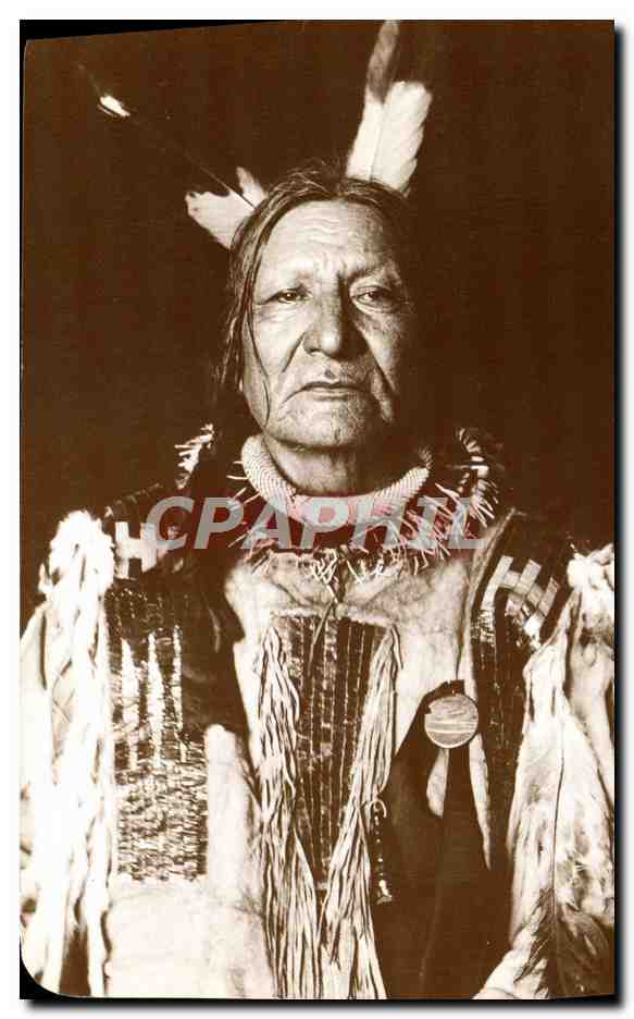 CPM Far West Cow Boy Not afraid of Pawnee Yankton Sioux Indien