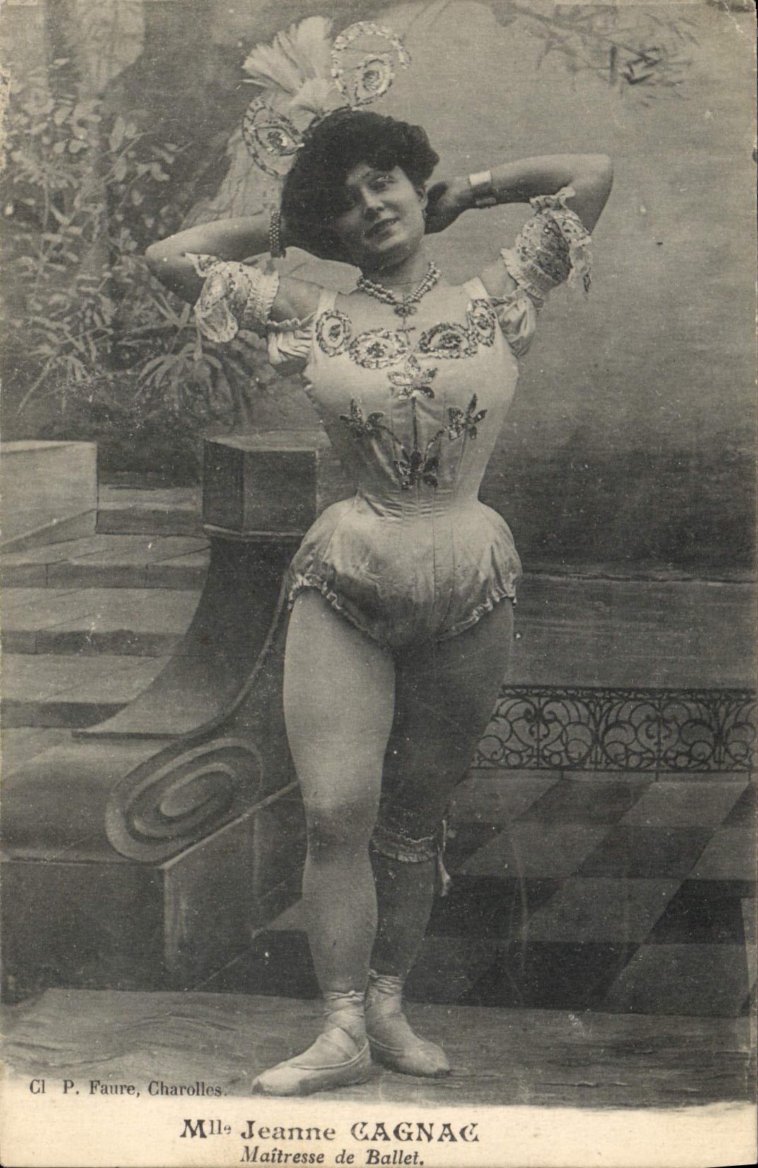 Mevrouw Jeanne CAGNAC — Maîtresse de Ballet — Cl P. Faure, Charolles