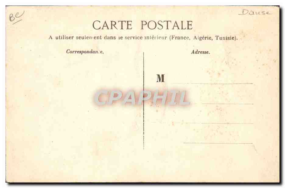 Mevrouw Jeanne CAGNAC — Maîtresse de Ballet — Cl P. Faure, Charolles — Achterkant