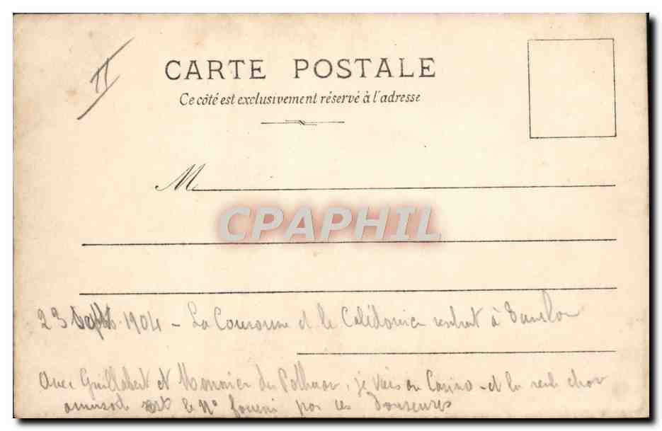 Cartolina d'epoca Fantasia Danza Donna Alex et Demary Ballerine cosmopolite — Verso