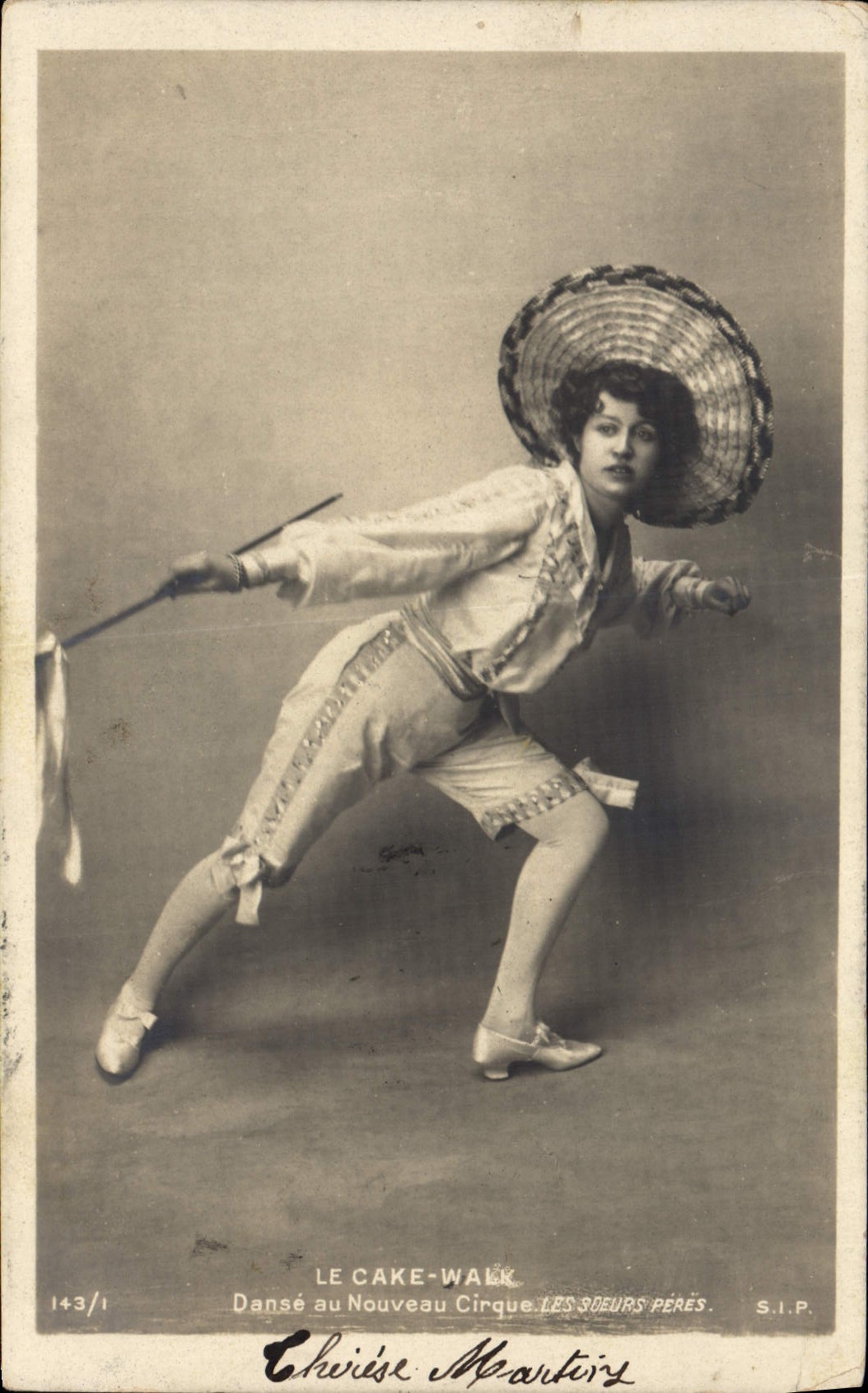 Chérie Martiny — Danse du Cake-Walk — Les Sœurs Pères, S.I.P.