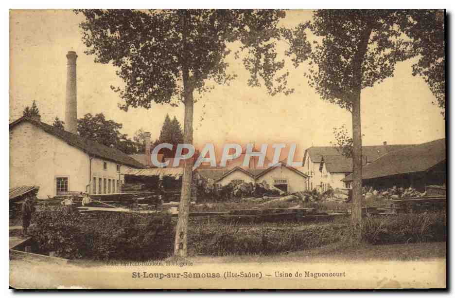 CPA St Loup sur Semouse Usine de Magnoncourt 