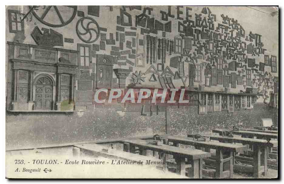 CPA Toulon Ecole Rouviere L'atelier de Menuiserie