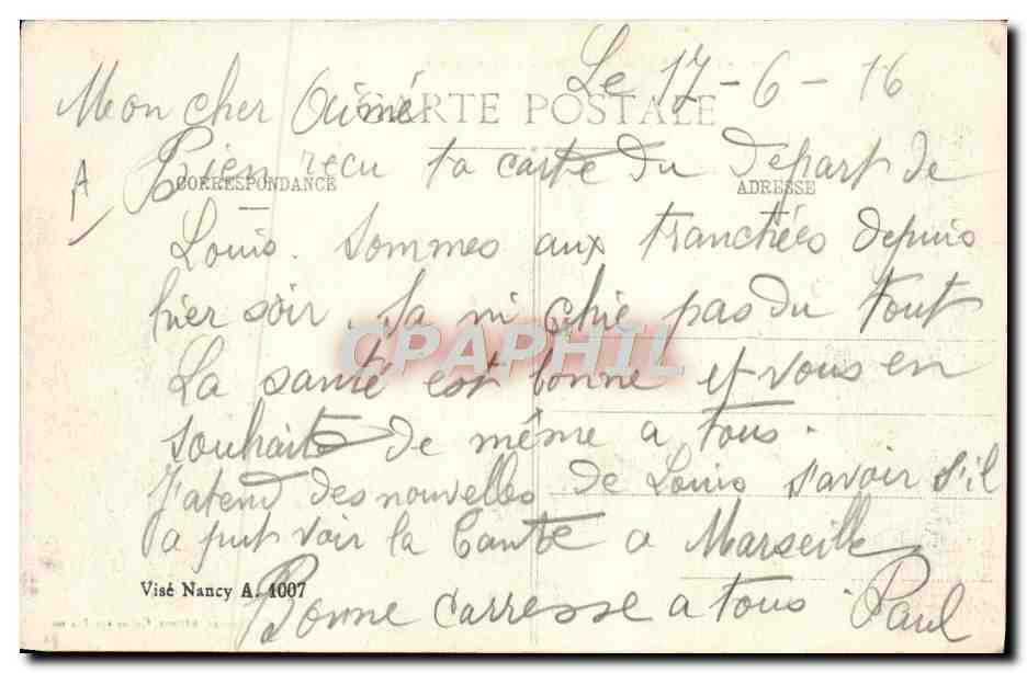 CPA Vallee de Celles Vosges maison forestiere de Colchot  — Rückseite