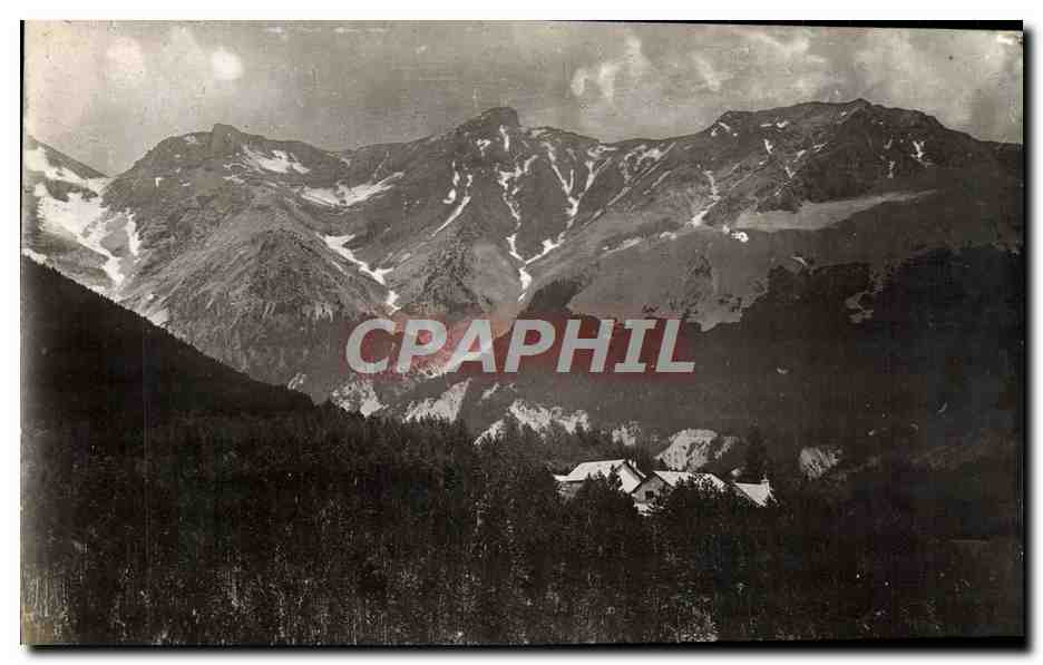 CPA Les Alpes Maisons forestieres des Sauvas Massif d'Arouze Pic de Bure 