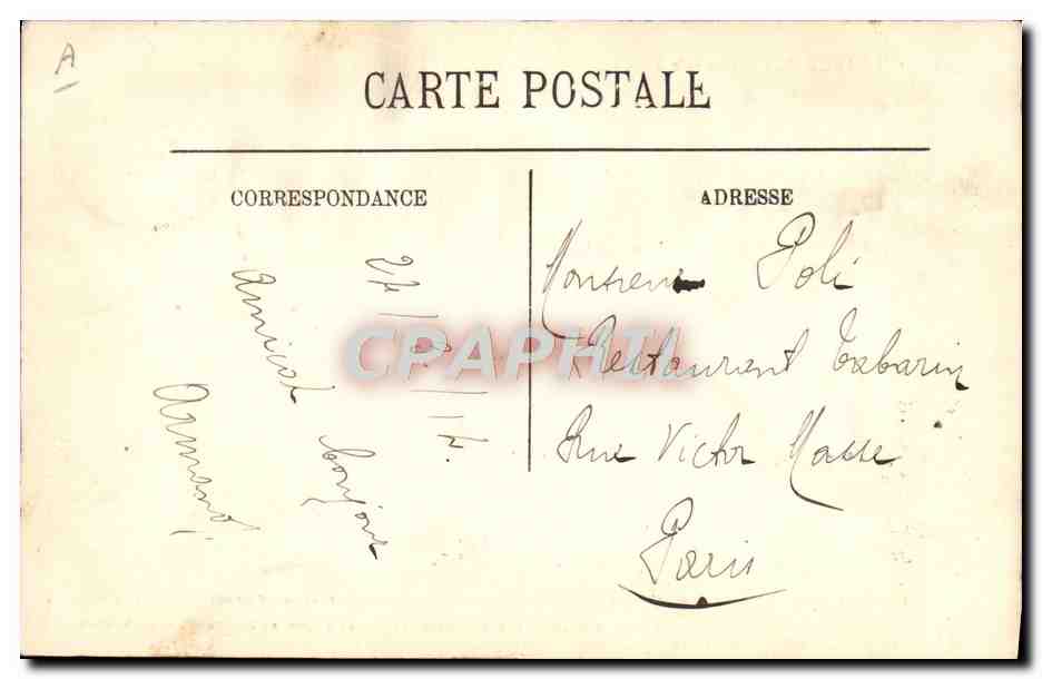 La nave "FRANCE" — Compagnia Generale Transatlantica — n°234 — Verso