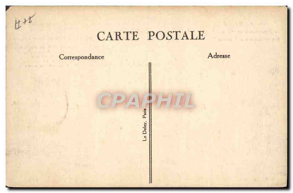 Le Transatlantique "France" — Le Havre — G. F., Le Havre — Verso