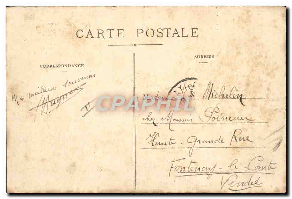 CPA Bateau Paquebot le Havre Transatlantique France  — Verso