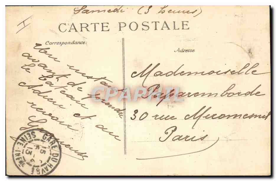 Le Havre — Le Transatlantique "La France" — Éditeur B.P. n°116 — Reverso