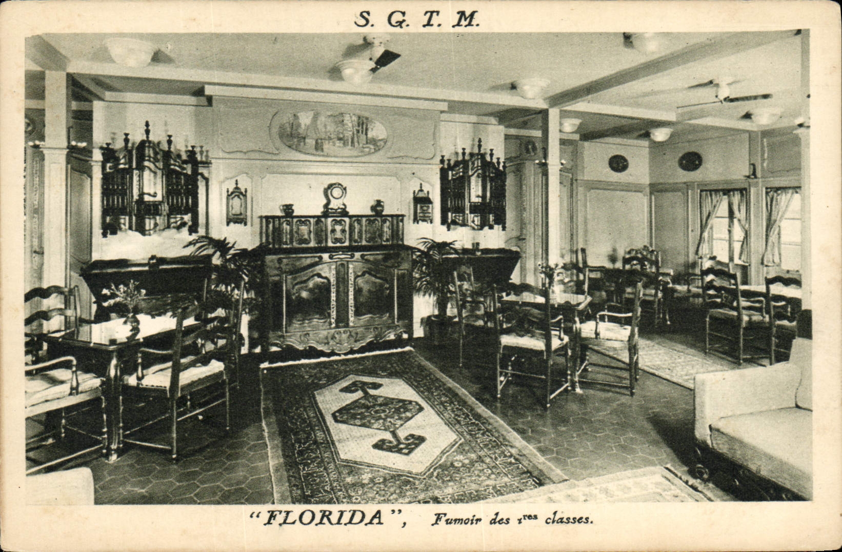 Fumoir des 3es classes — "FLORIDA" — S.G.T.M.