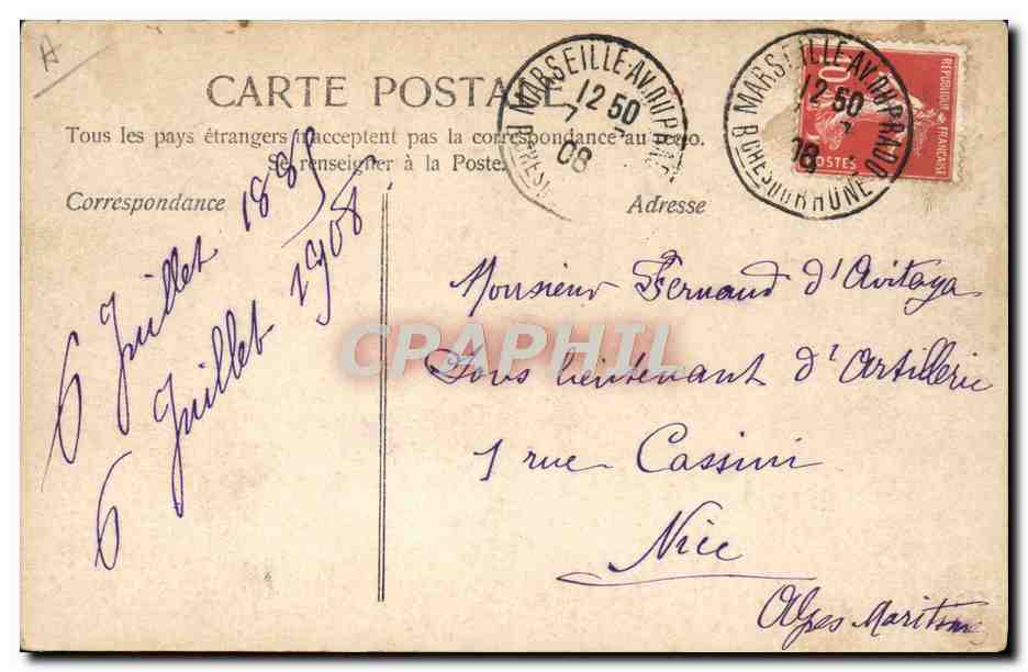 Fernand — Chanson de printemps — Éditeur AE, n° 2033/519 — Verso