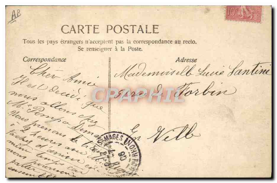 Lucie — Carte postale artistique avec portraits féminins — Éditeur AE, n° 2033/404 — Verso