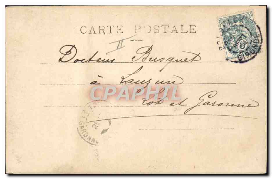 CPA Fantaisie Prenom Isabelle  — Verso