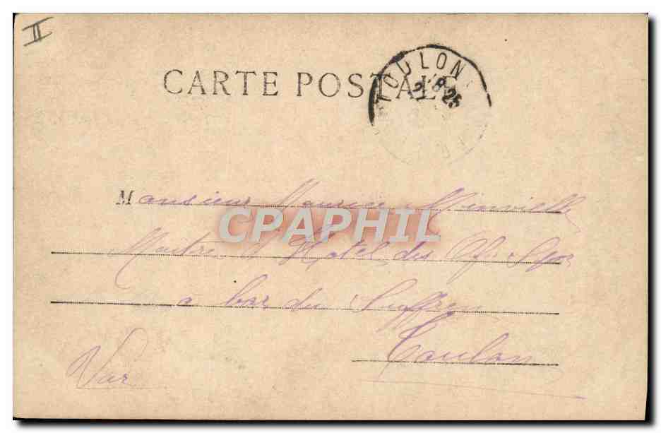 CPA Fantaisie Prenom Maurice — Verso
