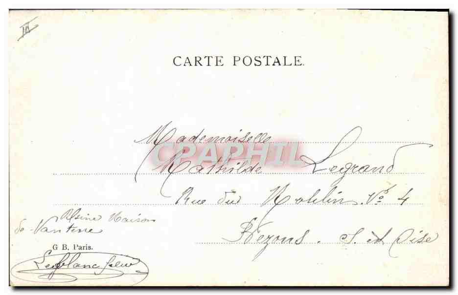 CPA Fantaisie Enfant Bebe Lait Mouton Agneau  — Rückseite