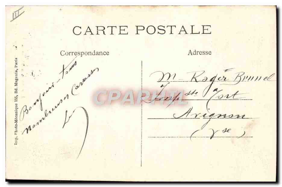 CPA Ours Paris Jardin des plantes Ours Blanc Ursus Maritimus Linne Europe centrale  — Rückseite