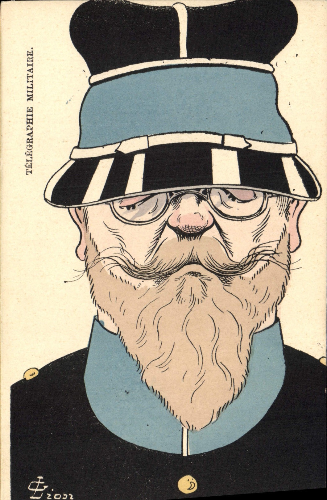 CPA Fantaisie Illustrateur G Lion Soldat Militaria Telegraphie militaire