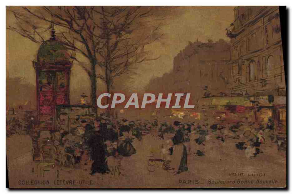 Boulevard Bonne-Nouvelle — Paris — Collection Lefevre-Utile