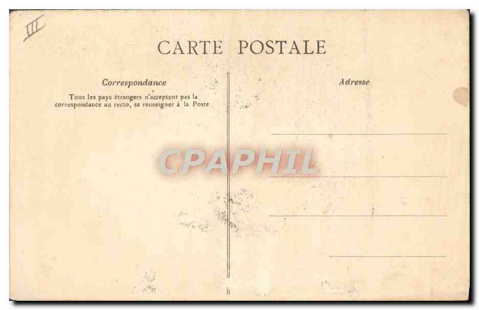 Place de la Concorde — Paris — Éditeur : Louis Lévy, n° III — Verso
