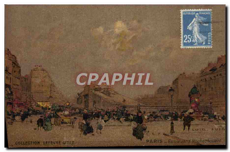 CPA Fantaisie Illustrateur Luir Luigi Paris Boulevard Rochechouart