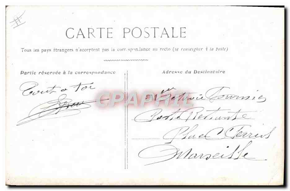 Soldats en manœuvres — Le 54e Kilomètre — E.A. PARIS BEJOSE — Verso