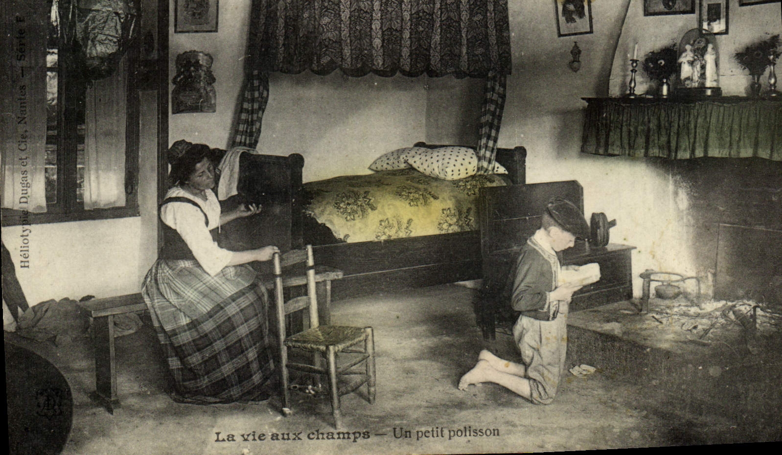 CPA Foklore La vie aux champs Un petit polisson Enfant