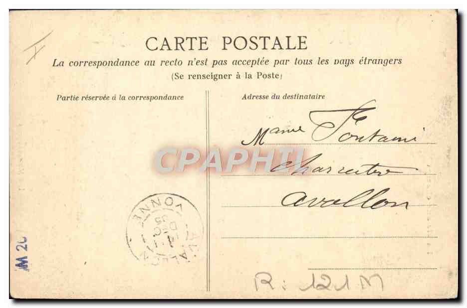 CPA Foklore La vie aux champs Les moissonneuses — Verso