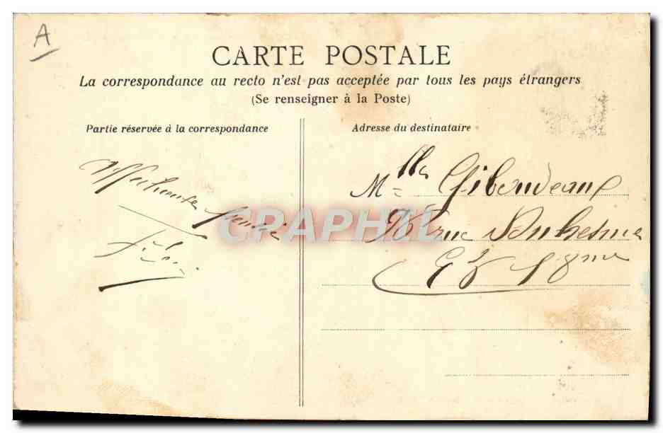CPA Foklore La vie aux champs Le retour du pere Boeufs Attelage  — Verso