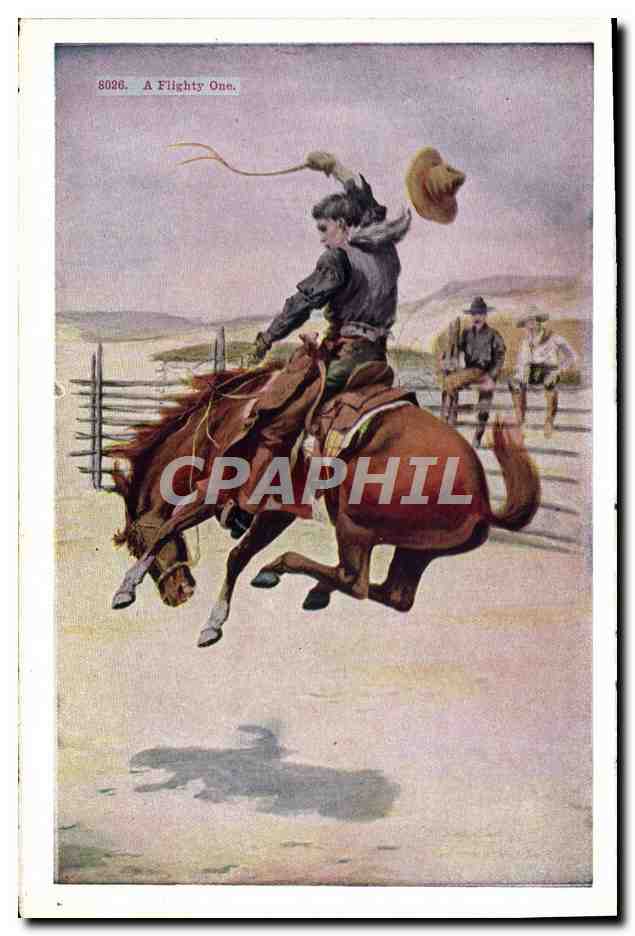 CPA Far West Cow Boy Indiens Rodeo