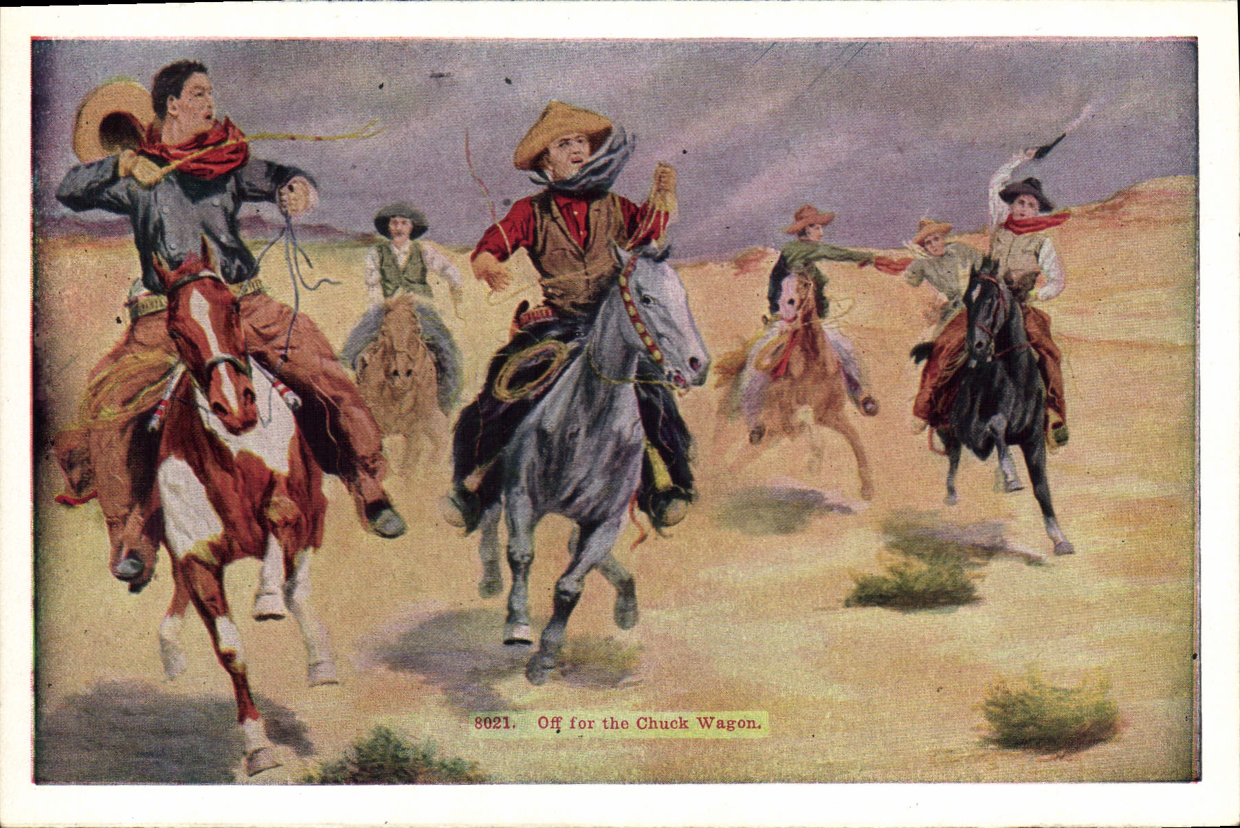 CPA Far West Cow Boy Indiens Rodeo