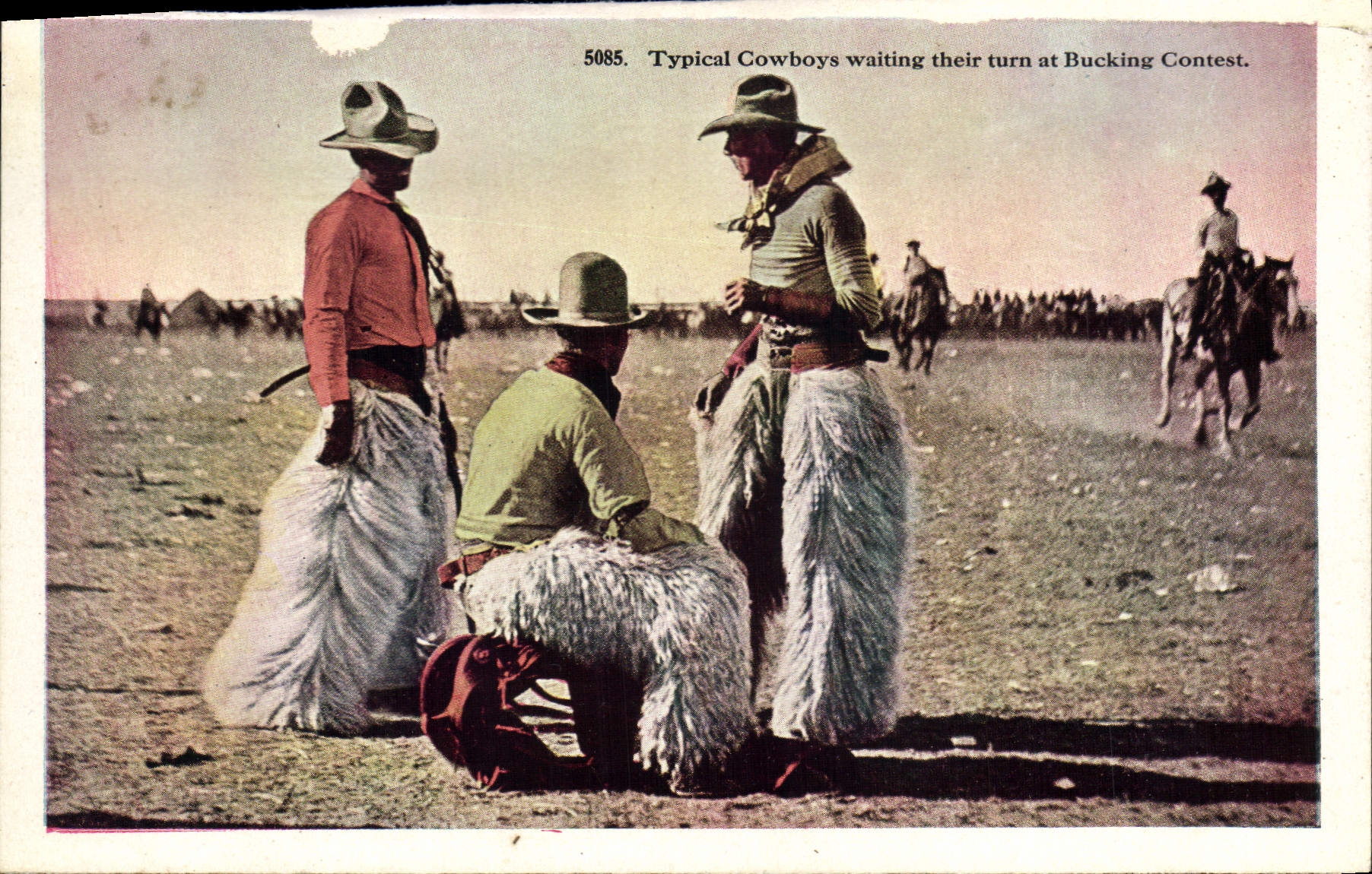 CPA Far West Cow Boy Indiens Rodeo