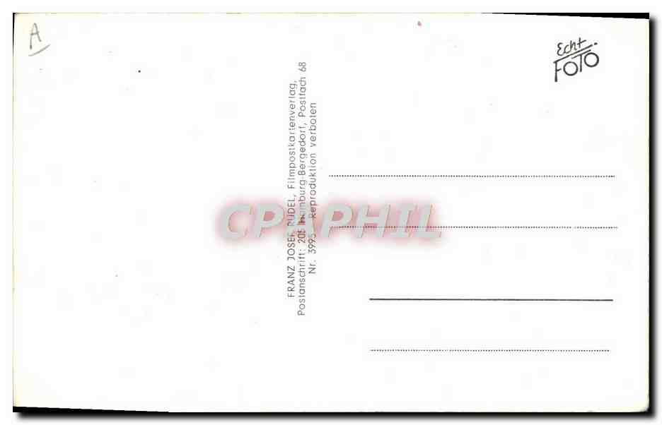 CPA Far West Cow Boy Indiens Pierre Brice Winnetou Old Shatterhand  — Rückseite