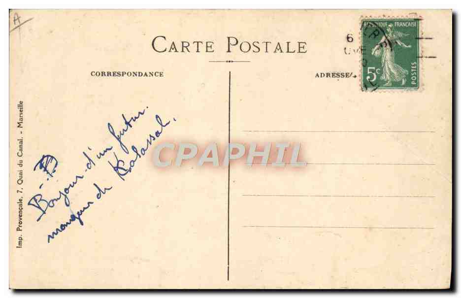 CPA M Schweinkopf Voyageur manufacture d'articles a Paris Kodak  — Rückseite