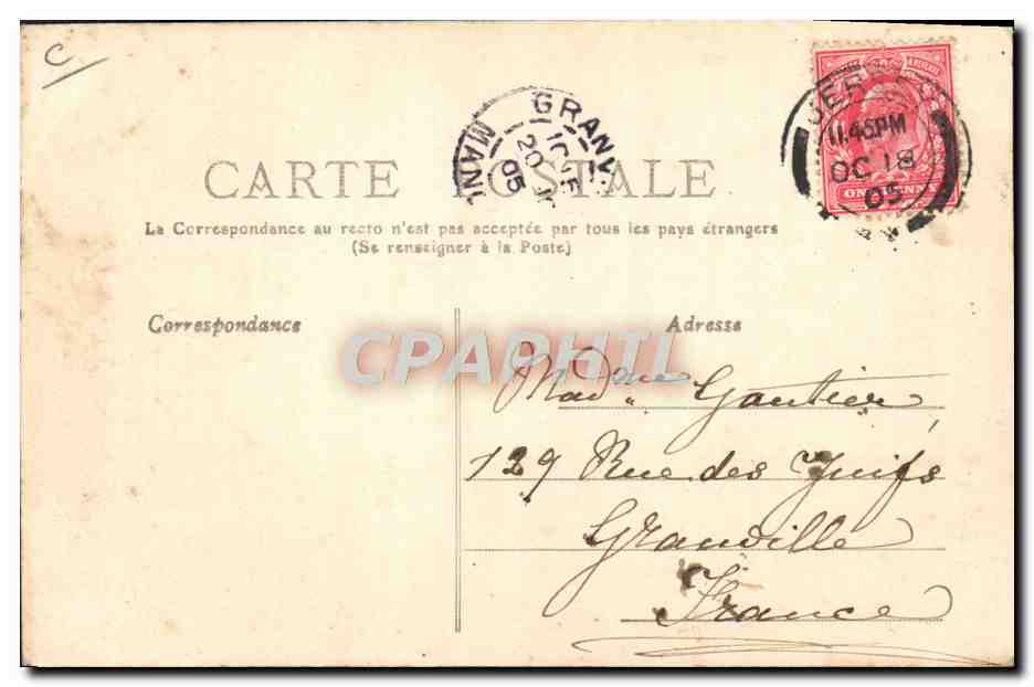 CPA Foklore Tabac Etude de capot du pays Maraichin  — Verso