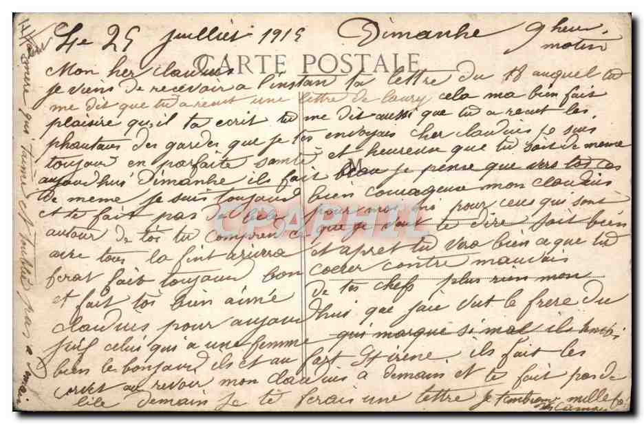 Tabac-Comptoir — 59, Grande Rue des Charpennes — éditeur non identifié — Rückseite