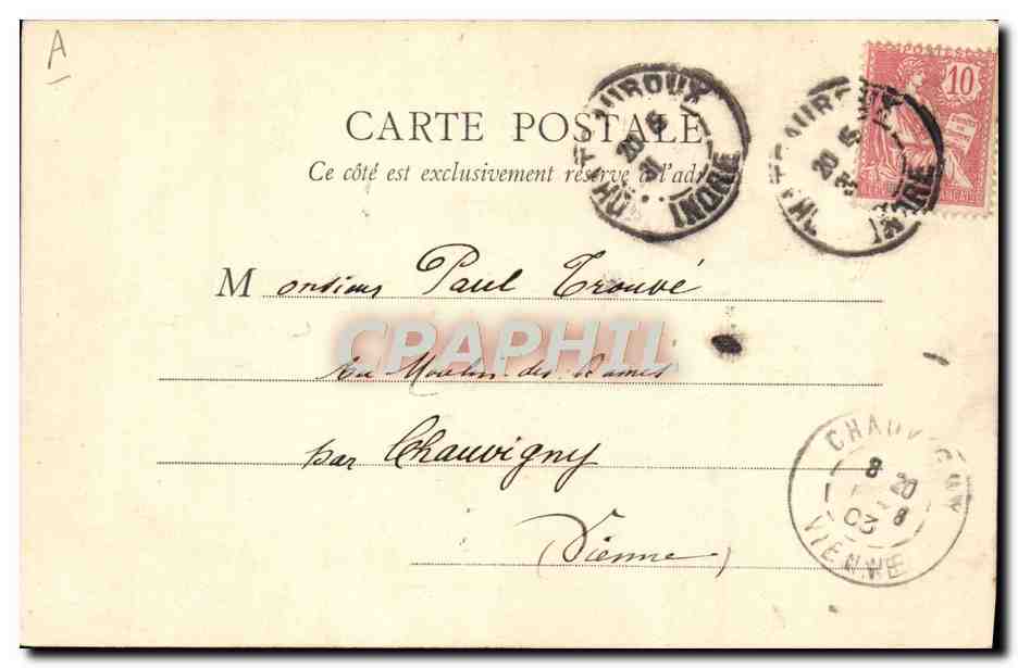 CPA Tabac Chateauroux Manufacture des tabacs  — Rückseite
