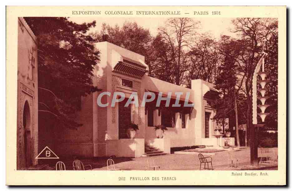 CPA Tabac Paris Exposition coloniale internationale 1931 Pavillon des tabacs