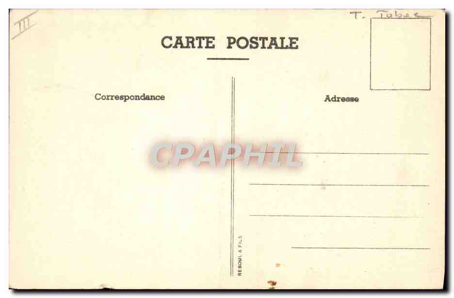 CPA Foklore Tabac Pavillon des tabacs et des allumettes a l'exposition de 1937 — Verso